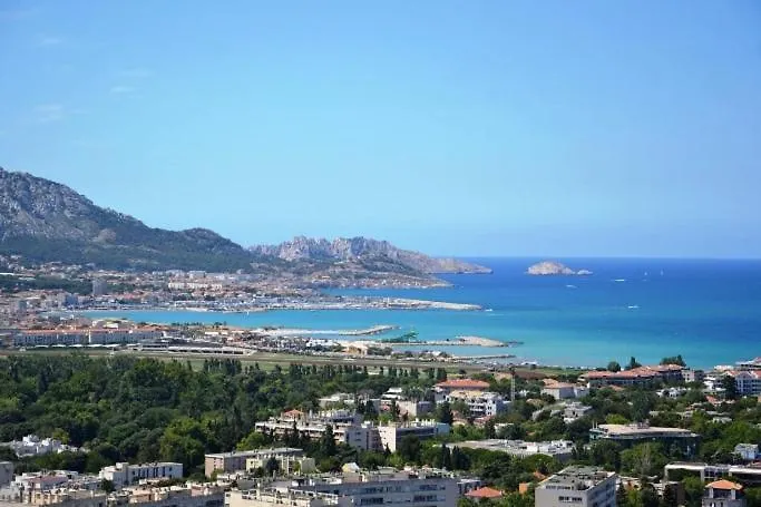 Prado Plage David - Stade Velodrome - Parc Chanot - Luxury Apartment By The Sea Marseille Frankrig